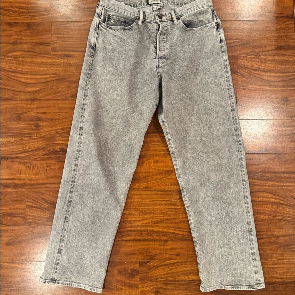 Todd Snyder Men's Stonewashed Gray Jeans